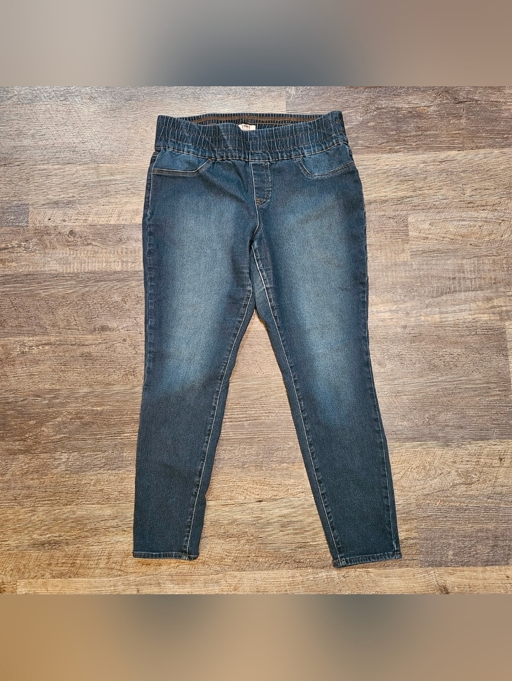 I.E.I Jegging/Jeans  Women Size XL with Elastic Waist